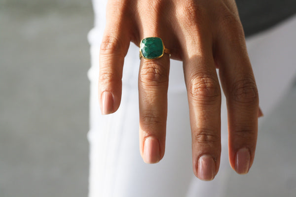 ONTARI EMERALD RING - Purple Lily