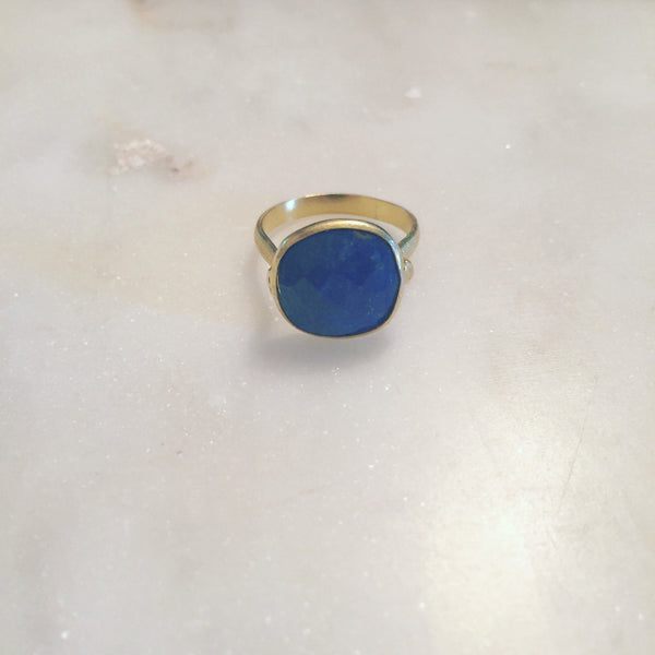 LAPIS LAZULI ONTARI RING - Purple Lily