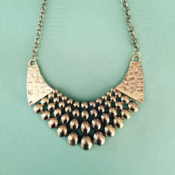 INDIAN COPPER COLLAR - Purple Lily