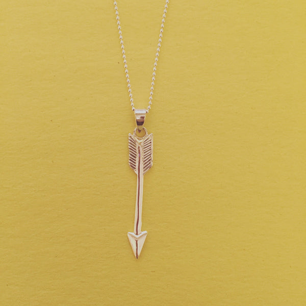 ARROW HEAD PENDANT - Purple Lily