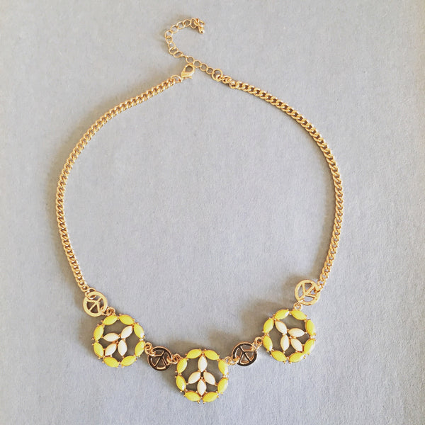 LOUISE CRYSTAL COLLAR - Purple Lily